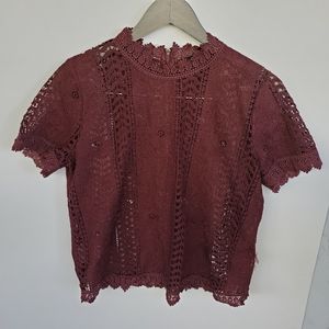 In Vein Lace Top